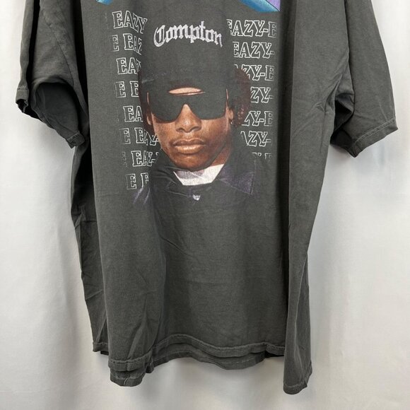 Easy E Men’s Crew Neck Short Sleeve T-Shirt Gray/Multi Size 3XL - Picture 5 of 9